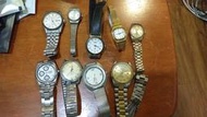 二手 未測閒置 orient+seiko+MG+TELUX+TITUS 錶 時尚手錶9只全部一起賣