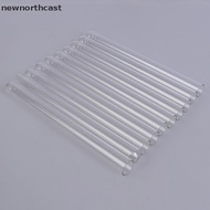 [newnorthcast] 10pcs/lot Transparent Pyrex Glass Blowing Tubes  Long Thick Wall Test Tube EEE