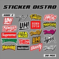 DISTRO STICKERS RACING/S STICKER PACK MOTORCYCLE STICKER/S CUTTING RACING STICKERS.CODE.02