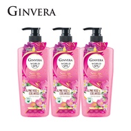 GINVERA World Spa Swiss Shower Scrub Alpine Rose &amp; Edelweiss 750ml x3 [Body Wash]