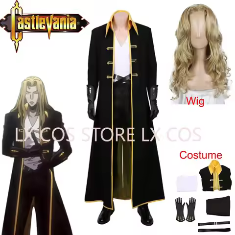 Anime Castlevania Alucard Sypha Uniform Anime Version Cosplay Costume Halloween Cutome Made Any Size