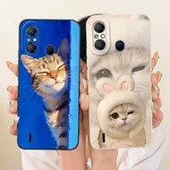 For Itel A49 A661L Case A49 Play A631L Cover Cute Cartoon Soft Silicone Full Protection Casing For I