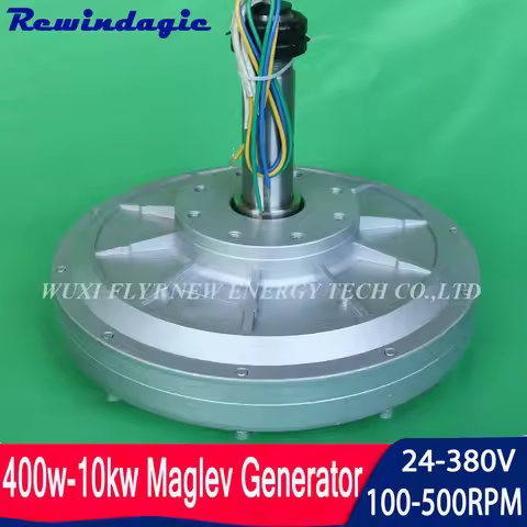 1KW 2KW 3KW 5KW 10KW 50KW Vertical Permanent Magnet Alternator Coreless Maglev Generator 48V 220V 38