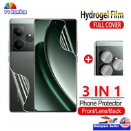 「3 in 1」Realme GT 7 Pro | 6 6T | GT5 Pro | GT3 | Neo 5 | 3 3T | 2 Pro | GT 3 5 Hydrogel Screen Prote