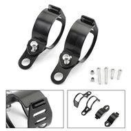 Front Turn Signal Holder Clip-On Type For Mounting On Handlebars Size 41-51 Mm. Black