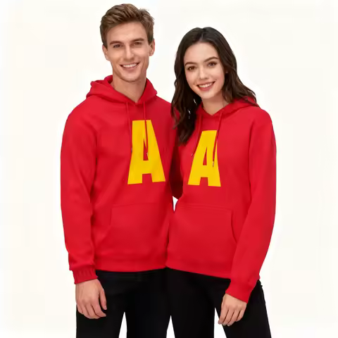 Spring and Autumn Unisex Casual Sportswear, Men's Hoody Alvin Chipmunk Halloween Costume, Women's Pu