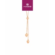 HABIB 925 Silver Adjustable Necklace CJ-7CL3