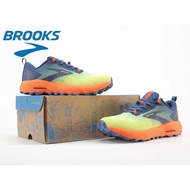 Brooks Men's Casual Sneakers Cascadia 17 Cushioned Jogging Shoes Wear-resistant Comfortable Mesh Bre