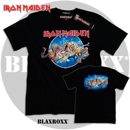 BLAXROXX® | Iron Maiden® | [IRM008] | เสื้อยืดคอกลม แขนสั้น | สกรีนลายคมชัด ไม่หลุดลอก | Cotton100%