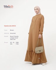 GAMIS NIBRAS LITE 001A / BAJU NIBRAS TERBARU / GAMIS BUSUI LONGDRESS GAMIS DAILY KEKINIAN 2024