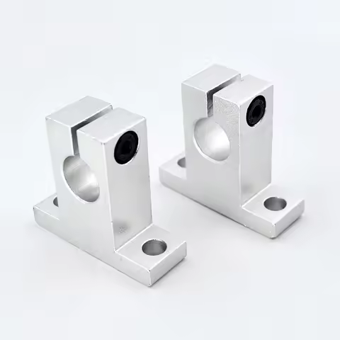 2pcs Linear Bearing Rail Shaft Support Sk8 Sk10 Sk12 Sk16 Sk20 Sk25 Aluminum Alloy CNC Router 3d Pri