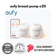 eufy Breast Pump E20, Hands-Free Heated Electric Breast Pump App Control, Hospital Grade Suction, Po