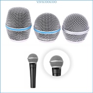 VIVI Replacement Voice Grille Cover with Metal Shell for Beta58A PG58 87A Head Cover