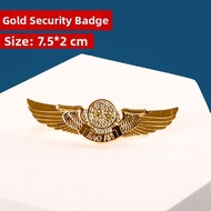 Aviation Pilot Chest Badge Security Personnel Airline Company Logo Iron on Patch Railway Employee Id