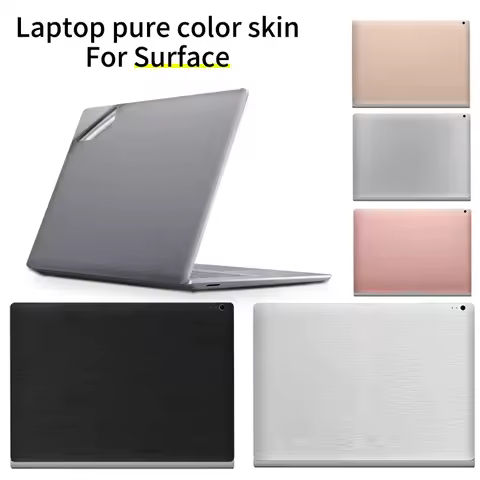 Full Protective Laptop Skins for Surface Laptop 5/3/4 13.5 15 inch Solid color Vinyl Sticker for Sur