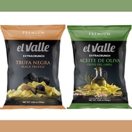 el Valle Premium Collection Chips - Extra Crunch Black Truffle/ Olive Oil Potato Chips Gluten Free (
