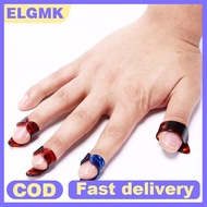 ELGMK 4pcs Finger Guitar Pick 1 Thumb 3 Finger Picks Plectrum อุปกรณ์กีตาร์