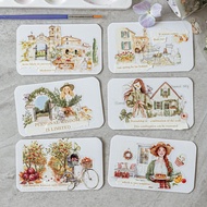 ENWEI 60mm*2m 1 Roll [Surprise Refrigerator Series] Waterproof 3D Large Landscape Stickers Underwate