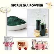 Spirulina Powder Serbuk Spirulina Premium grade Consumable HALAL Certified -10g