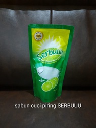sabun cuci piring cair murah bagus SERBUUU serbu wangi jeruk nipis lemon 270ml