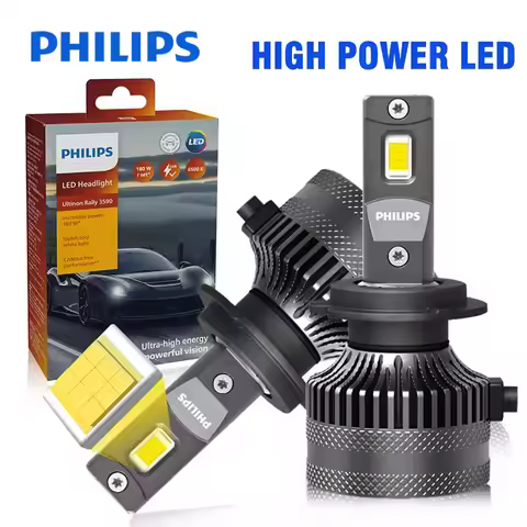 Philips Ultinon Rally 3590 H7 H18 Led Headlight Bulb 90W H4 H19 Hi/low H1 H8 H11 9005 HB3 9006 HB4 9