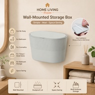 (IK) 4L KINNASJO WASTE BIN WITH LID SELF-ADHESIVE GREEN DUSTBIN