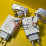 Charger Casan INFINIX 70W 90W Note 40 Pro Zero Flip Type C Super Fast Charging All Round Home Charge