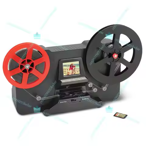 Digital Video Film Converter Super 8 & 8mm Roll Film Scanner,