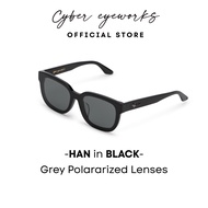 Cyber Eyeworks "HAN" Sunglasses – Black/Olive/Matte Black/Marble Grey, 65-13-145, Eyewear, Unisex