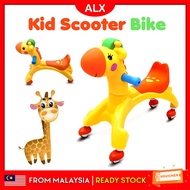 ALX Kids 4 Wheels Scooter Giraffe Indoor Outdoor Activity Learning Sport Fun Bike Toys Toy 02