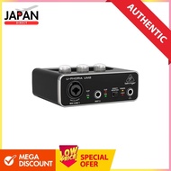 Behringer 2-Input 2-Output USB Audio Interface Black 1-Channel UM2 U-PHORIA
