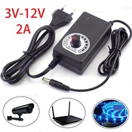 AC 100V-220V to DC 3v 12V 2A Power Adapter Supply Connector Adjustable adaptor wall charger  MY10B2