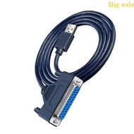 Mar USB to DB25 Printer Cable USB Male to 25 Pin DB25 Female 1248 Parallel