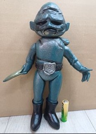 (W Plaza shop 225) 70s Bandai 幪面超人 怪人 膠公仔 Rider Kaiju 笠頭 Popy Bullmark Karmen Masked