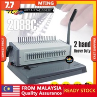 *ready stock* 2088C Heavy Duty COMB BINDING MACHINE cutter machine (2 Handle) - 10 years quality asu