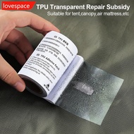 LOVESPACE 10Pcs/1Roll TPU Transparent Repair Patch Outdoor Tent Raincoat Swimming Ring Waterproof An
