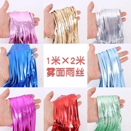 Background Wall Decoration Rain Silk Curtain Wedding Room Wall Decoration Rain Silk Curtain Birthday