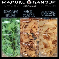Maruku hantu rangup 1kg maruku kacang hijau maruku cheese maruku kari (packing plastik sahaja)