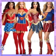 Anime Costume Halloween Superman Batman Costume Supergirl Wonder Woman Costume