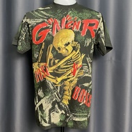 เสื้อวงGuns N Roses สไตล์วินเทจ สกรีนทั้งตัว OVP