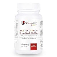 Fürstenmed Multivitamin Chewable Tablets Strawberry – Children Vitamins – No Additives – Natural – Vegan – Made in Germany, , ,