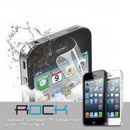 【已售完勿下單】ROCK AF&amp;AS 裸膜系列 防指紋 完美磨砂螢幕保護膜 Apple iPhone 5/5s/SE