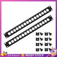 【HOT SALE】 1U Rack Mount Panel Punched Punched Metal Rack Mount Mount Panel Spacers 1U16