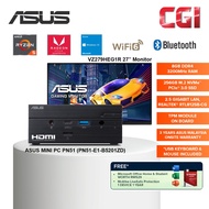 Asus Mini PC PN51-E1-B5201ZD R5/8GB/256GB/W10H (USB KEYBOARD MOUSE INCLUDED) With VVZ279HEG1R Monitor