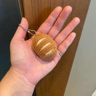 Bread Baguette Yarn keychain/Baguette keychain