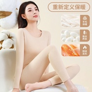 Men's & Women's Silk-Wool Thermal Long Johns Set - Red 6T3R