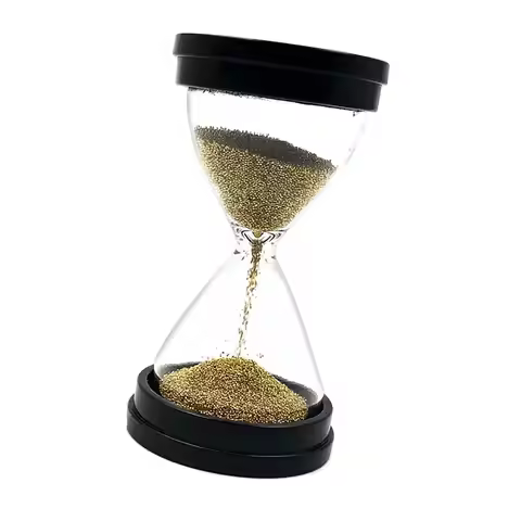 30 Second Plastic Sand Glass Timer Time Hourglass Kitchen Office Decor Fun Timing Wooden Kitchen Yog