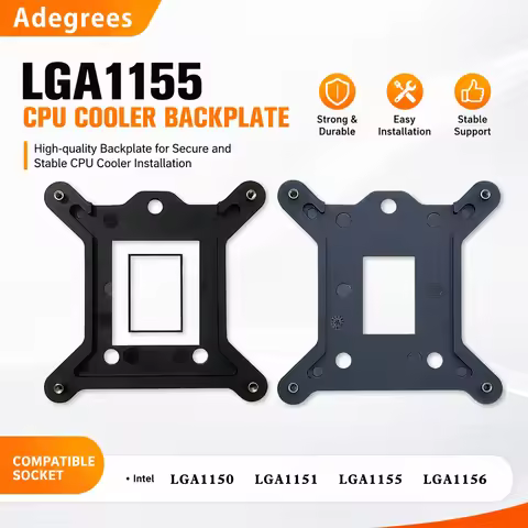 CPU Cooler Backplate Heatsink Bracket High Quality Motherboard Mounting Plate for Intel LGA1155 LGA1