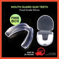 Sport Mouth Guard with Box • Gum Teeth Shield Boxing Protector Adult Junior Kids