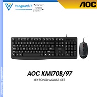 [ AOC KM170B/97 ] - Wired Keyboard and Mouse Combo